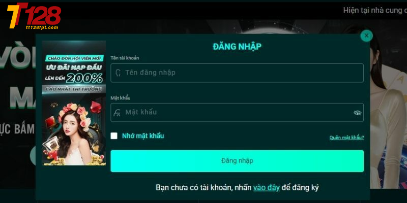 Điền chính xác thông tin đăng nhập vào biểu mẫu